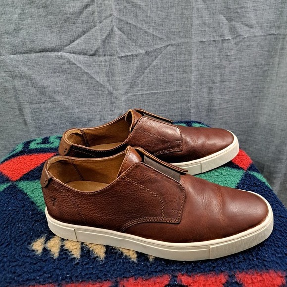 %Frye Shoes Men Size 10.5 M Brown Casual Sneaker Leather Style D5 main image 15